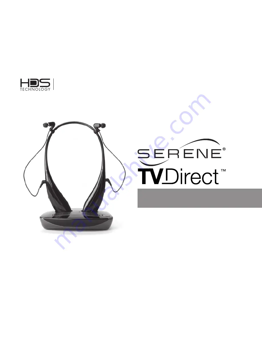 Serene TVDirect TV-100 Скачать руководство пользователя страница 1