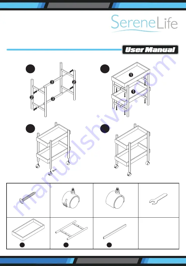 SereneLife SLSRVCRT400 User Manual Download Page 1