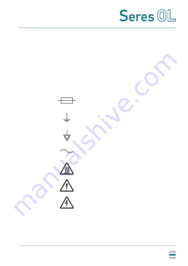 Seres OL TOPAZ Total Hardness Operator'S Manual Download Page 9