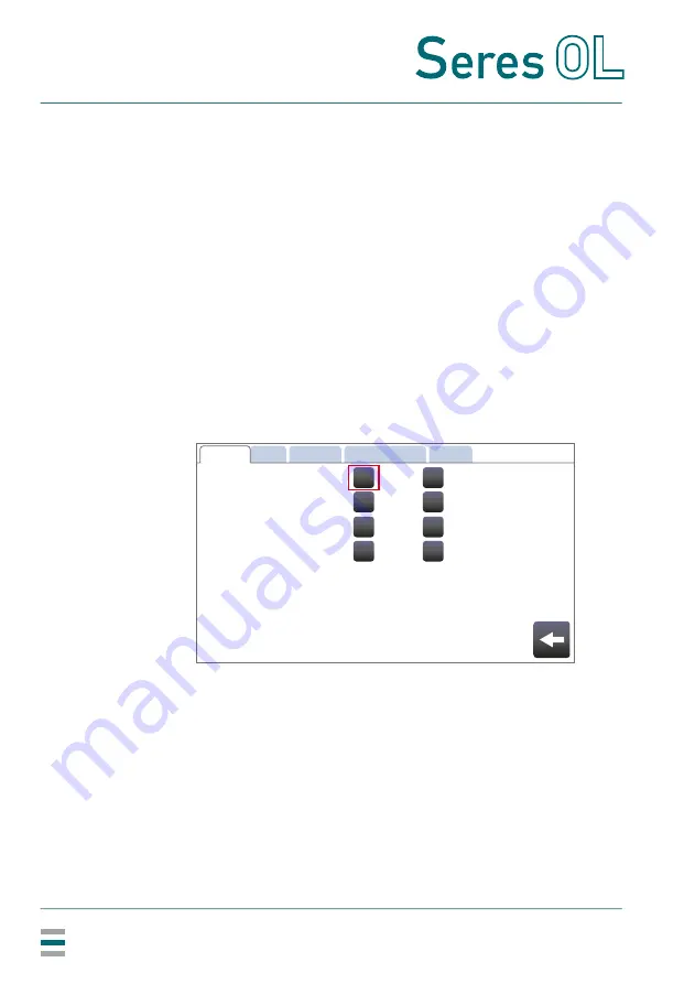 Seres OL TOPAZ Total Hardness Operator'S Manual Download Page 34