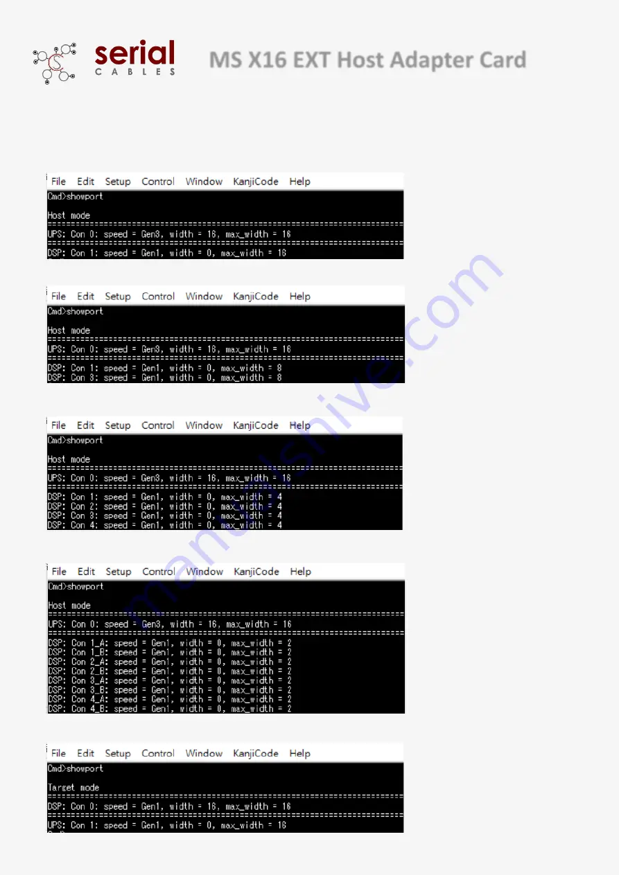 Serial Cables PCI4-AD-x16HE-MG4 User Manual Download Page 14