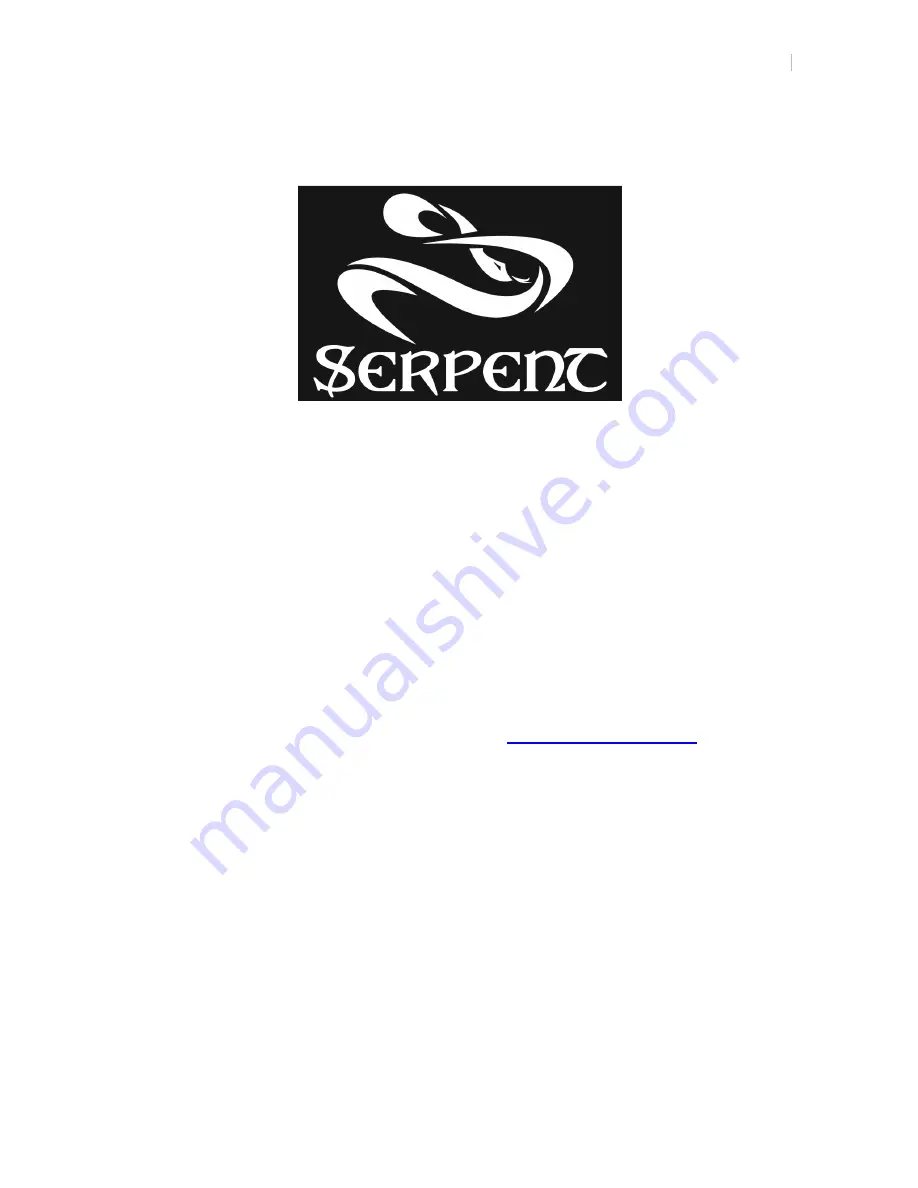 Serpent SB4001 User Manual Download Page 1