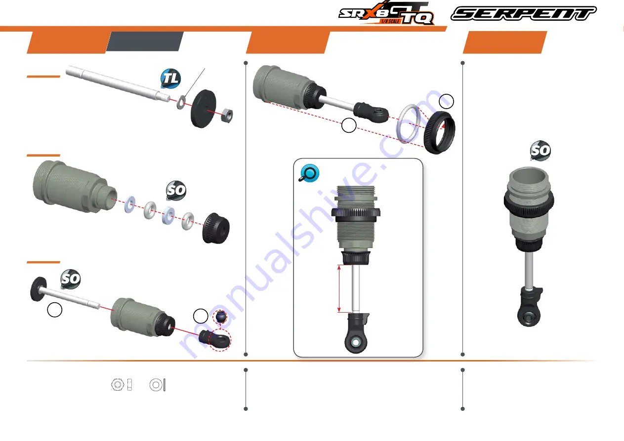 Serpent SRX8 GT TQ Instruction Manual Download Page 32