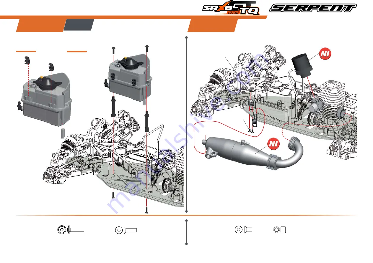 Serpent SRX8 GT TQ Instruction Manual Download Page 36