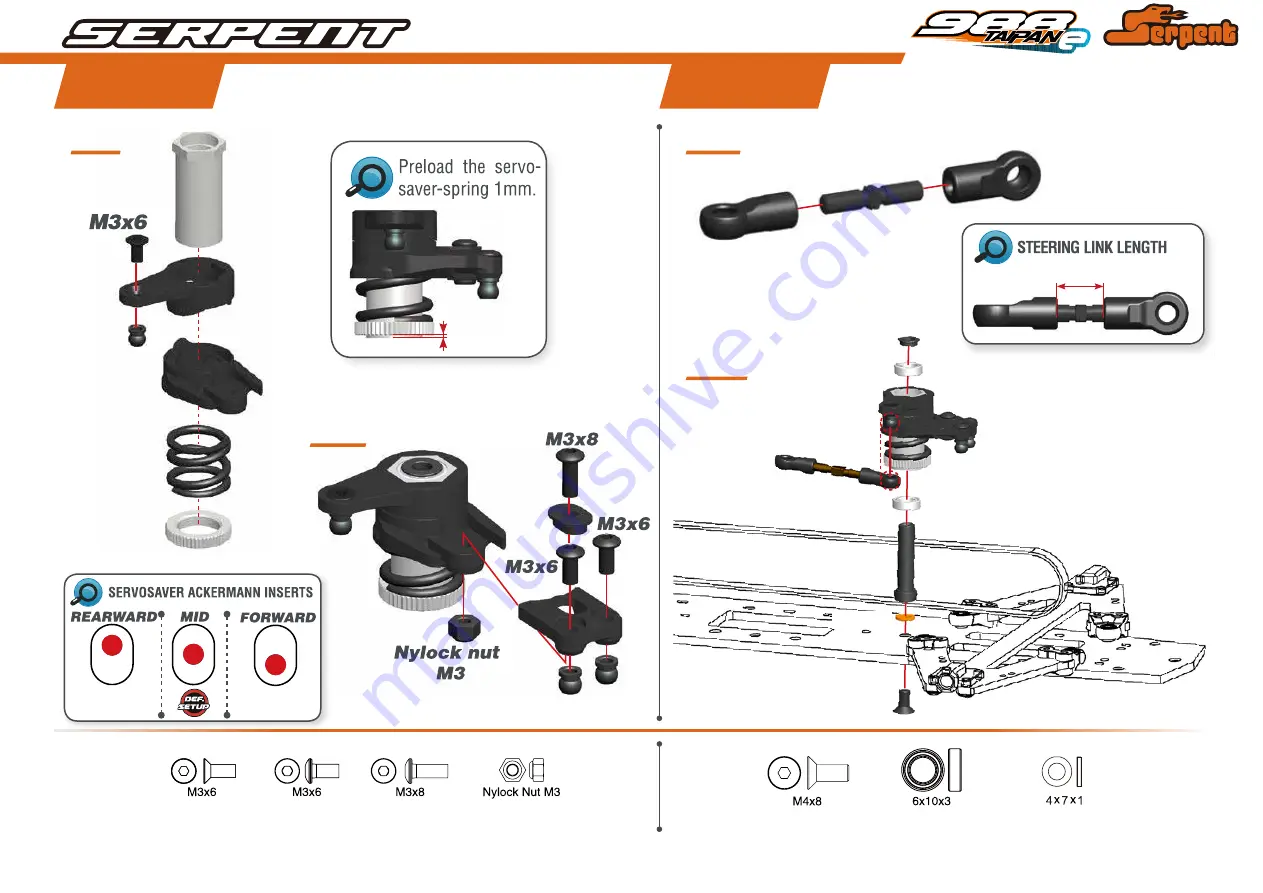 Serpent Taipan 988e Instruction Manual Download Page 8