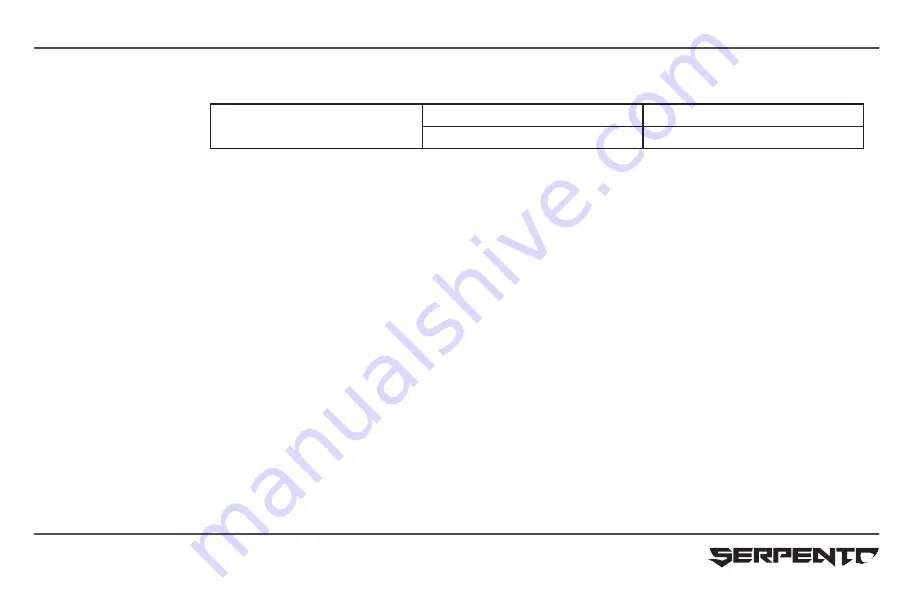 Serpento YARA 200 Manual Download Page 12