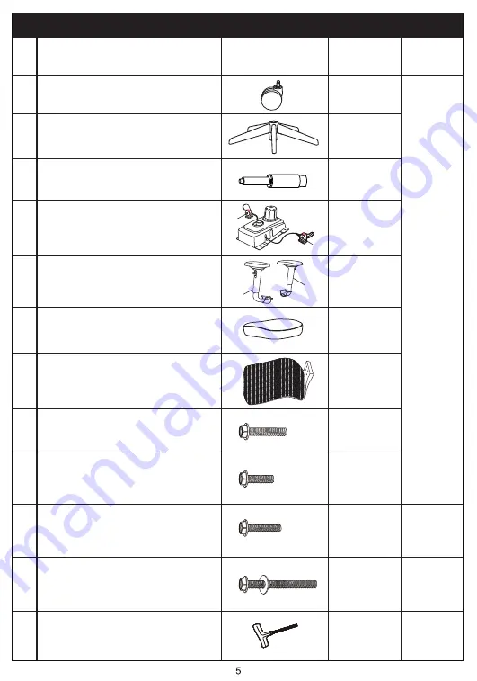 Serta 207-167 Assembly Instructions And Warranty Information Download Page 5