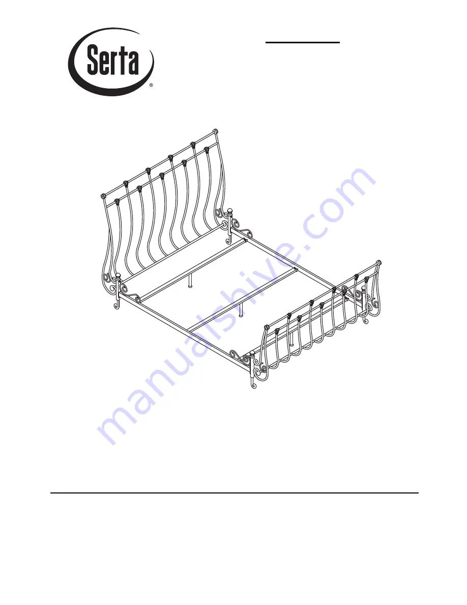 Serta B551QBK Assembly Instructions Manual Download Page 1