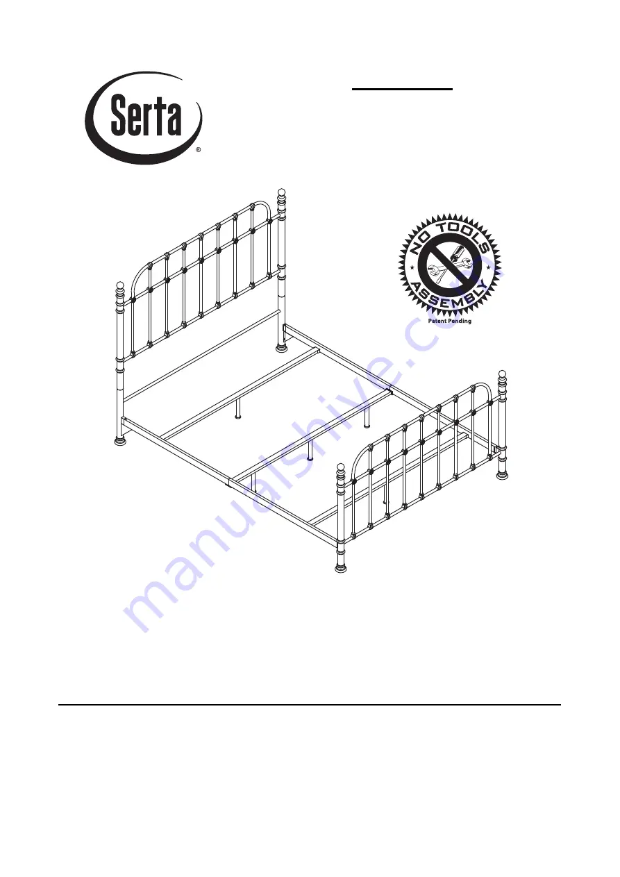 Serta B565QDC Assembly Instructions Manual Download Page 1