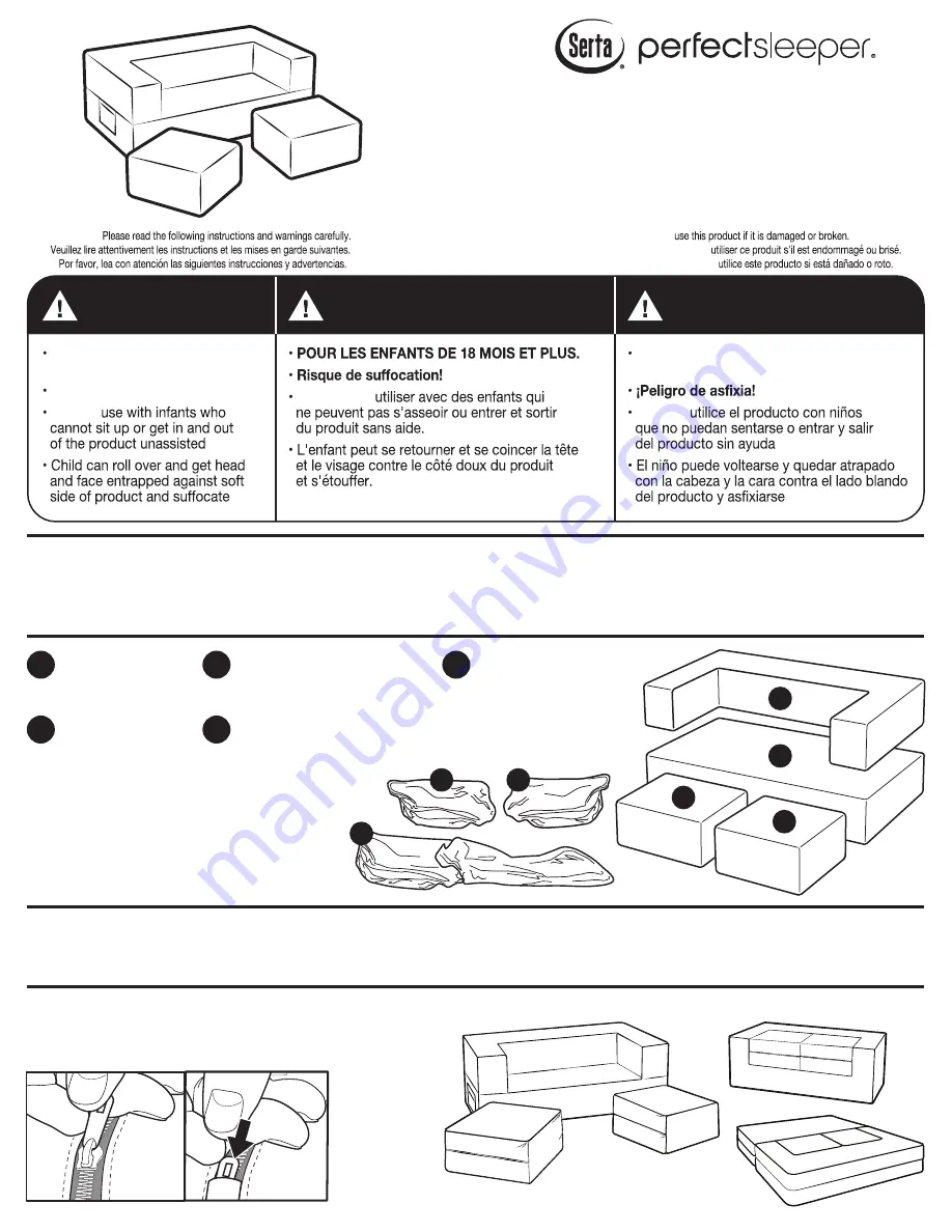 Serta perfectsleeper Instruction Manual Download Page 1