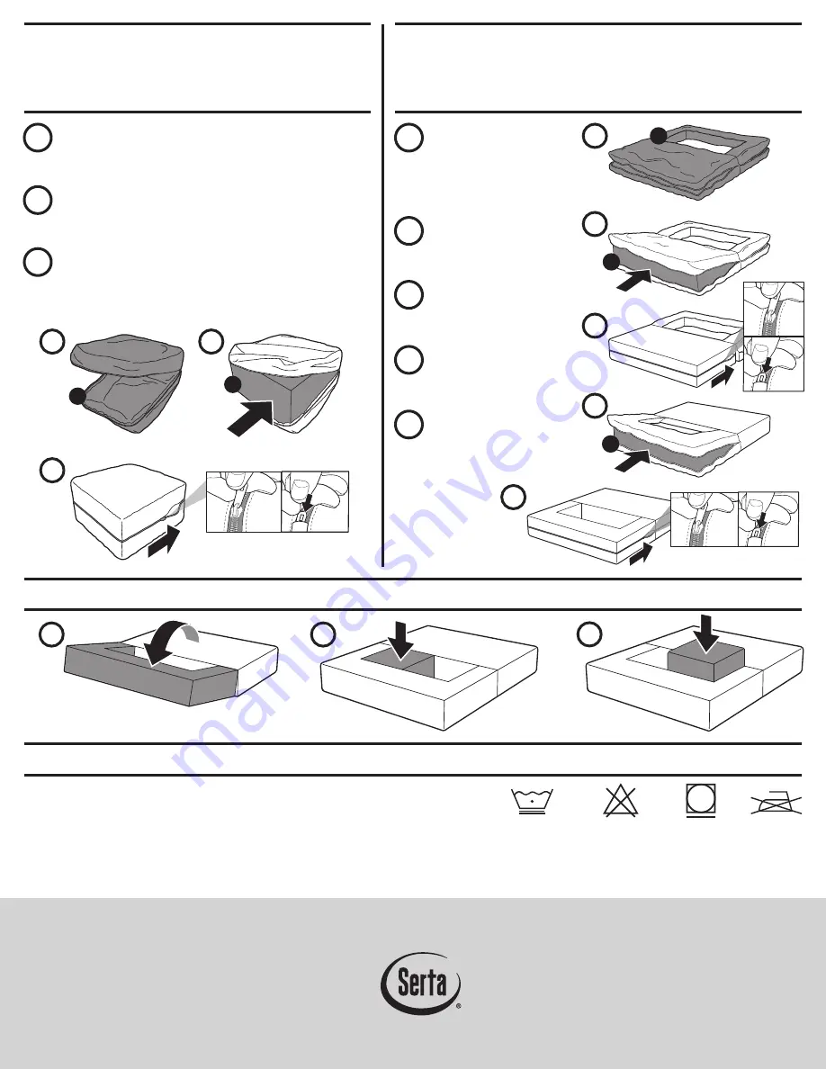 Serta perfectsleeper Instruction Manual Download Page 2