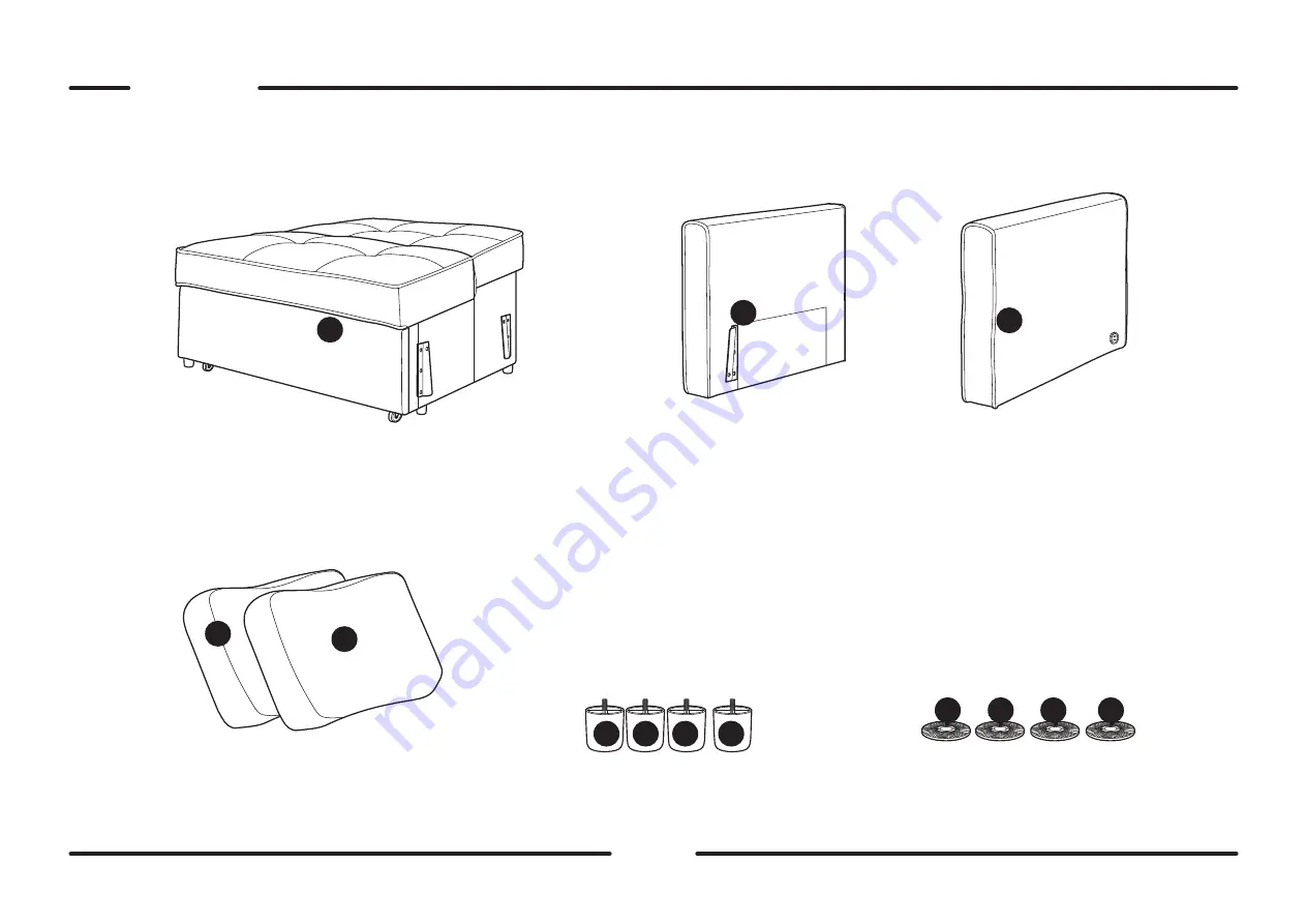 Serta SOFA BED Скачать руководство пользователя страница 2