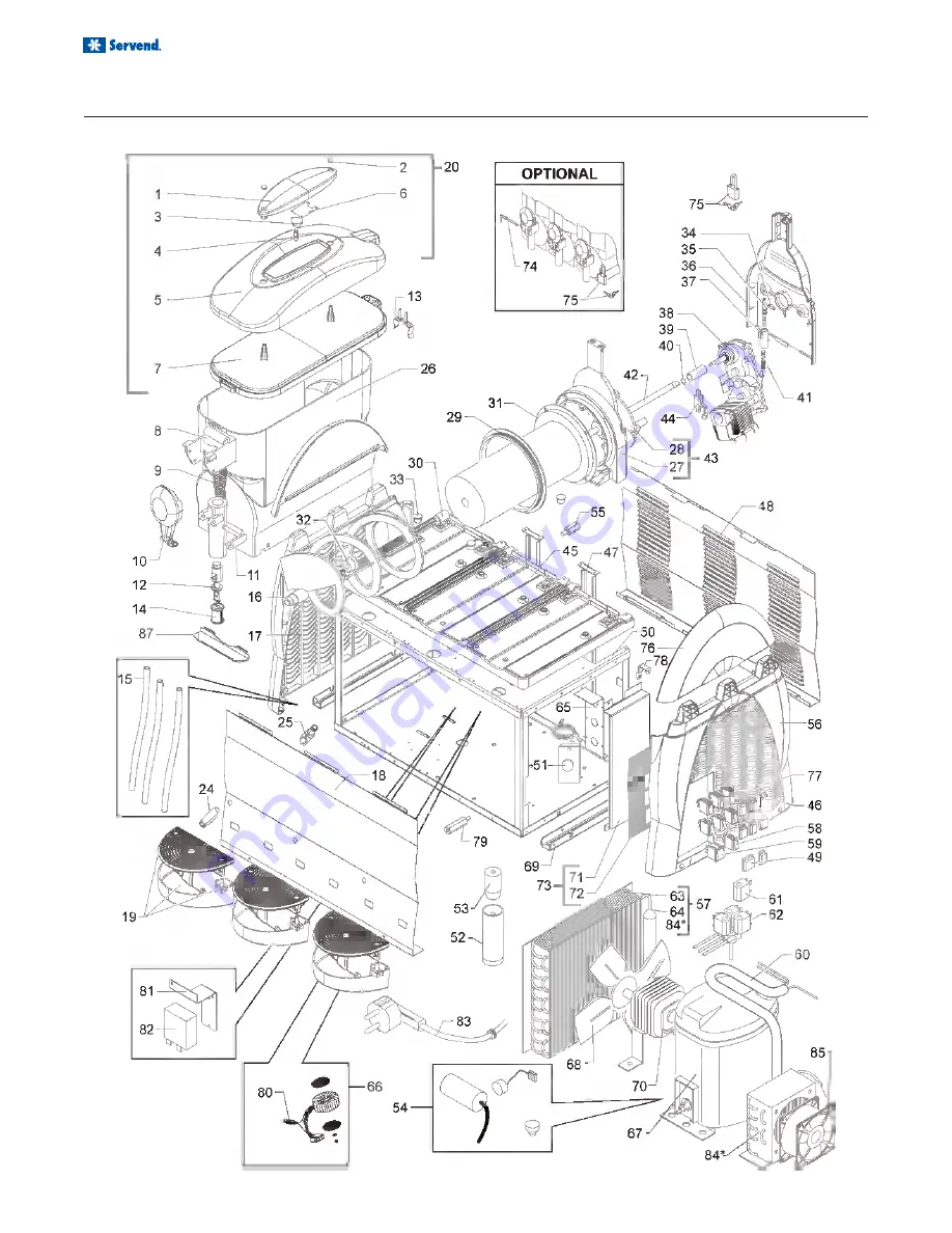 Servend Chillz Granitore 1 Service Manual Download Page 34