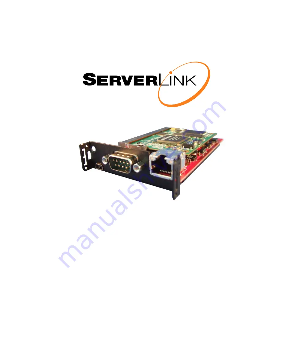 serverLink KVM over IP Module User Manual Download Page 1