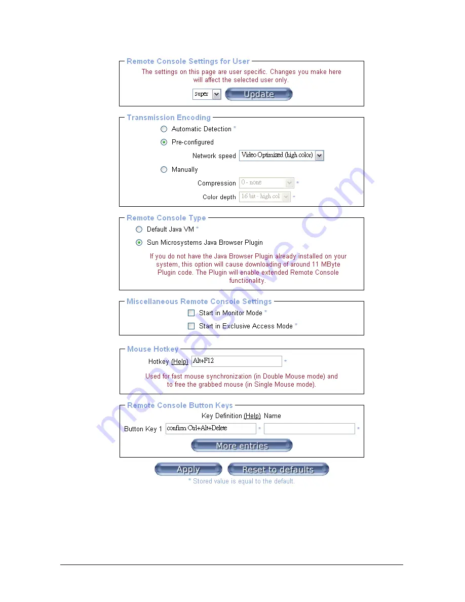 serverLink KVM over IP Module User Manual Download Page 61