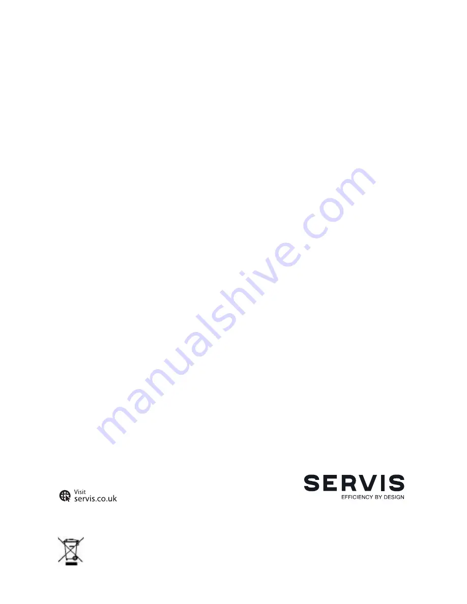 SERVIS DC60SS User Manual Download Page 17