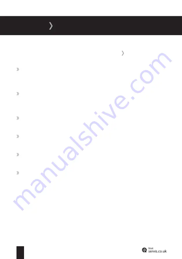 SERVIS FF54170 User Manual Download Page 18