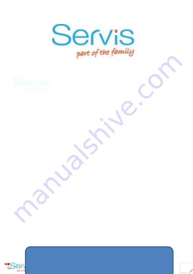 SERVIS S4554FML Instructions Manual Download Page 1