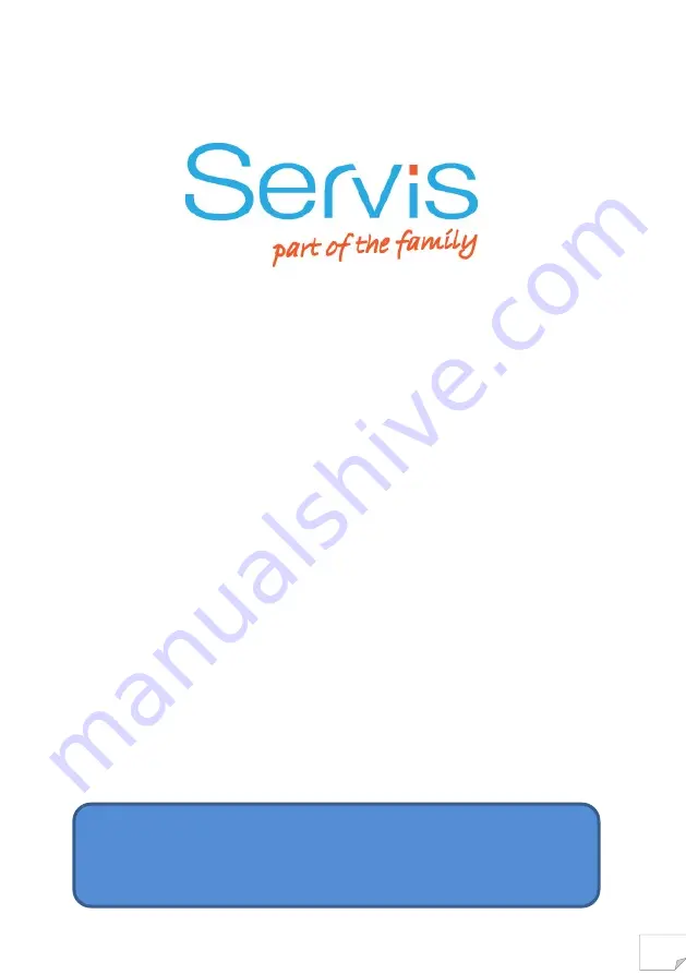 SERVIS S65564FFSS Instructions Manual Download Page 1