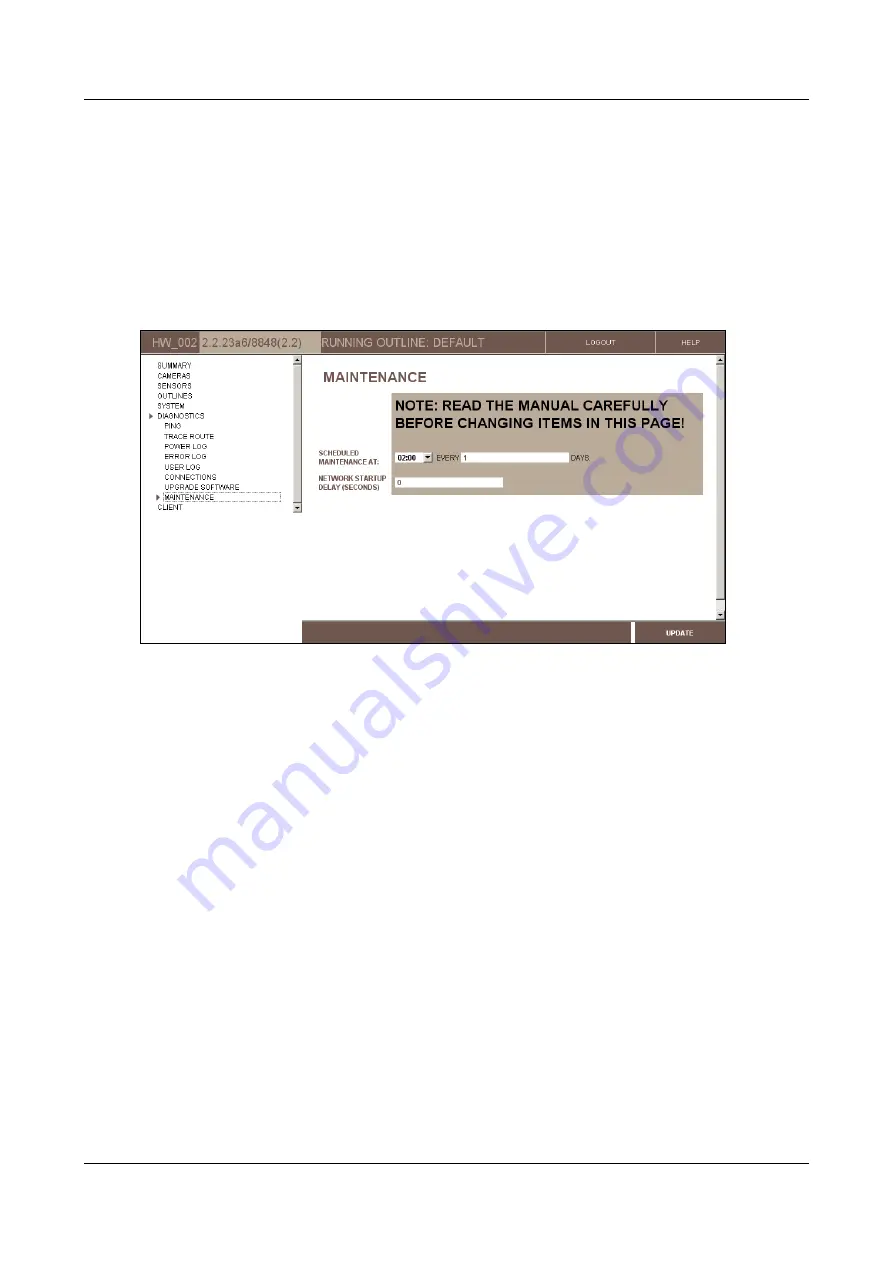 SerVision MVG200 Configuration And Management Manual Download Page 183