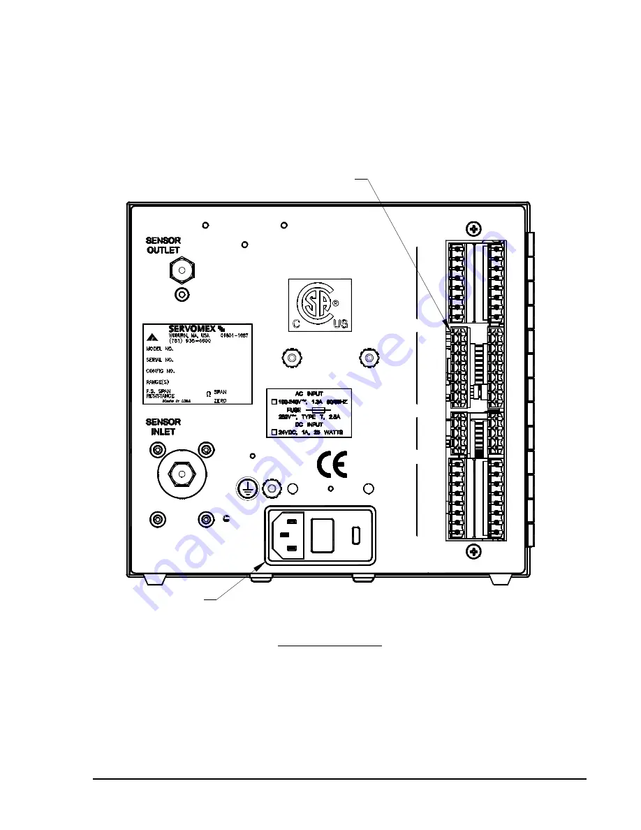 Servomex DF-310E Скачать руководство пользователя страница 22