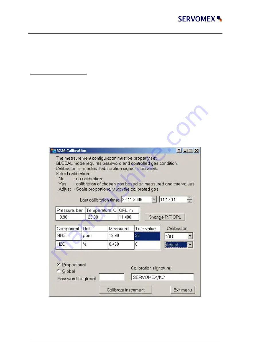 Servomex SERVOTOUGH LaserExact 2950 Скачать руководство пользователя страница 42