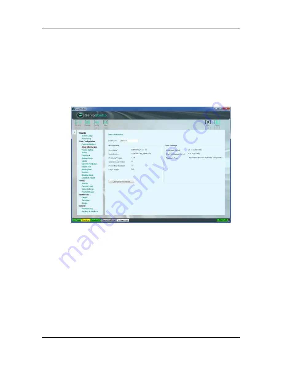 Servotronix CDHD-003 Quick Start Manual Download Page 55