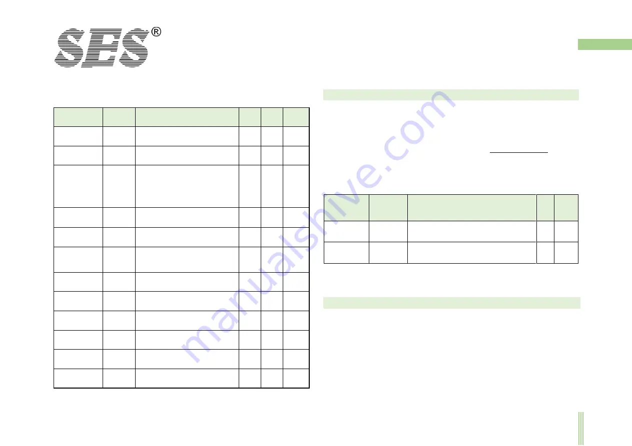 SES SE-2015 User Manual Download Page 17