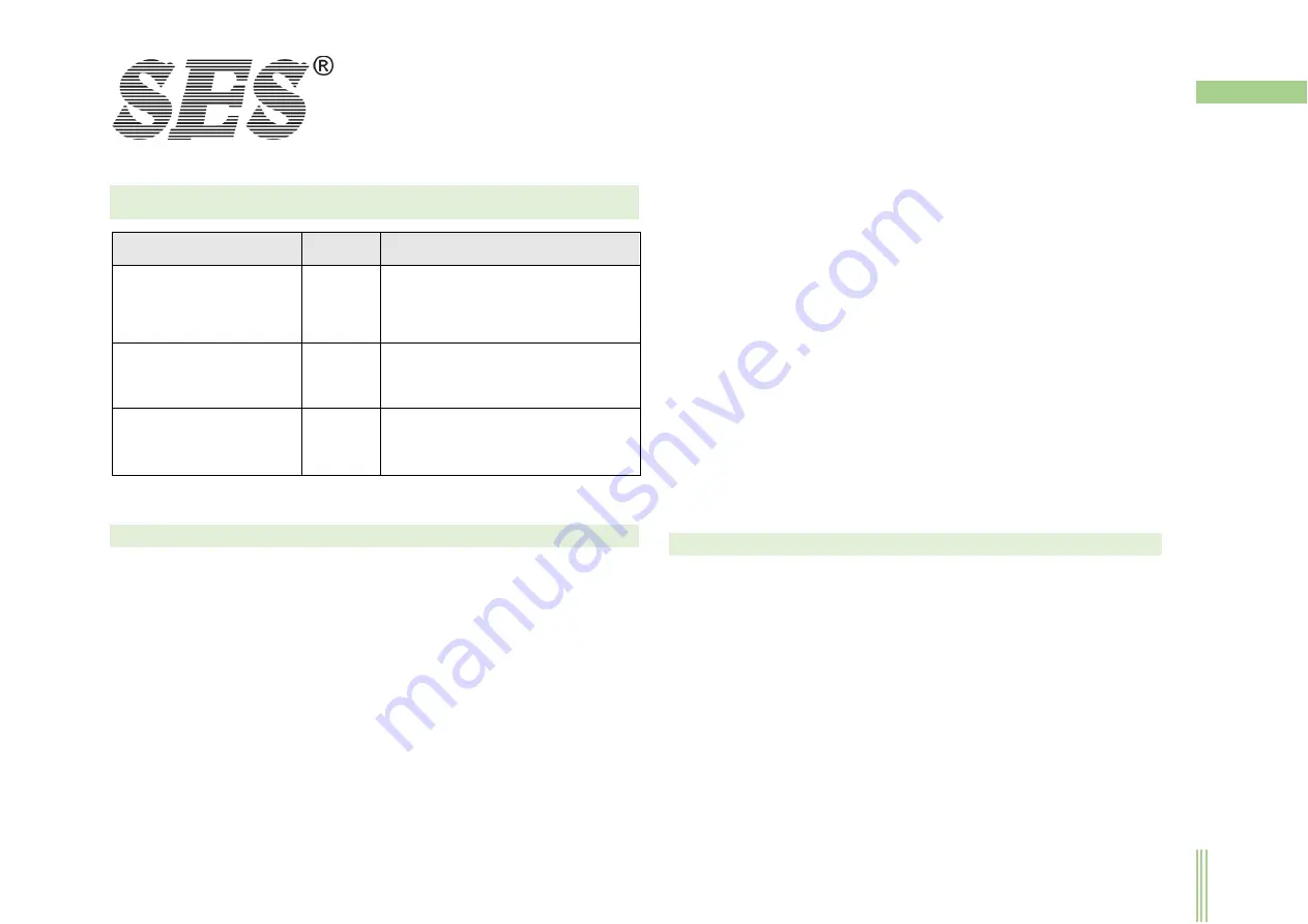 SES SE-2030 User Manual Download Page 11