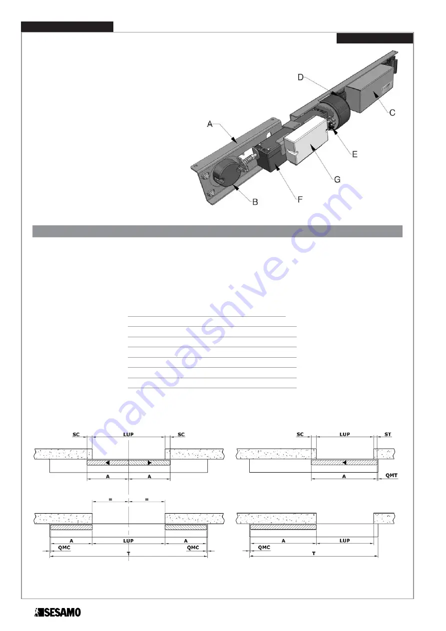 Sesamo LIGHT MILLENIUM Installation Instruction Download Page 6