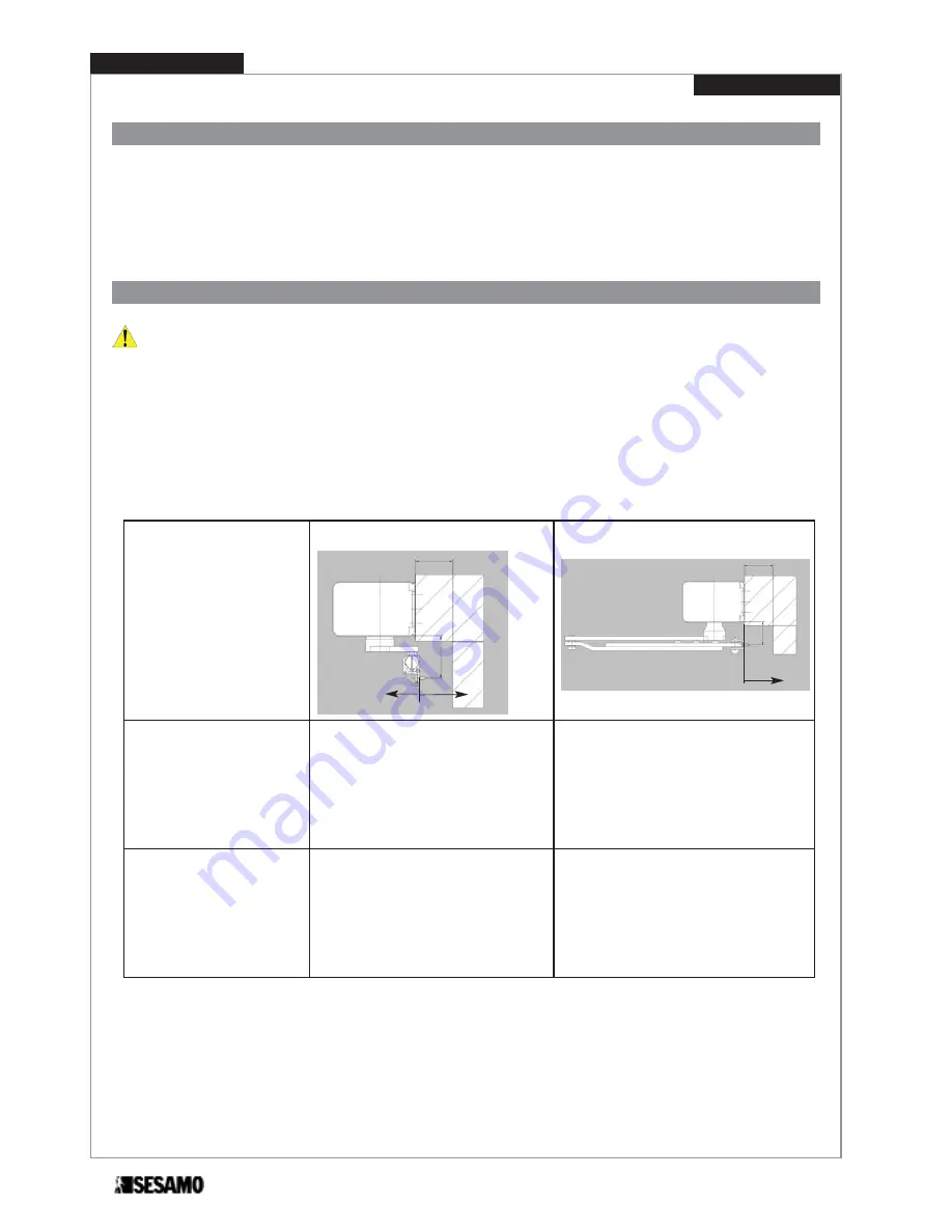 Sesamo PROSWING Operating Instructions Manual Download Page 8