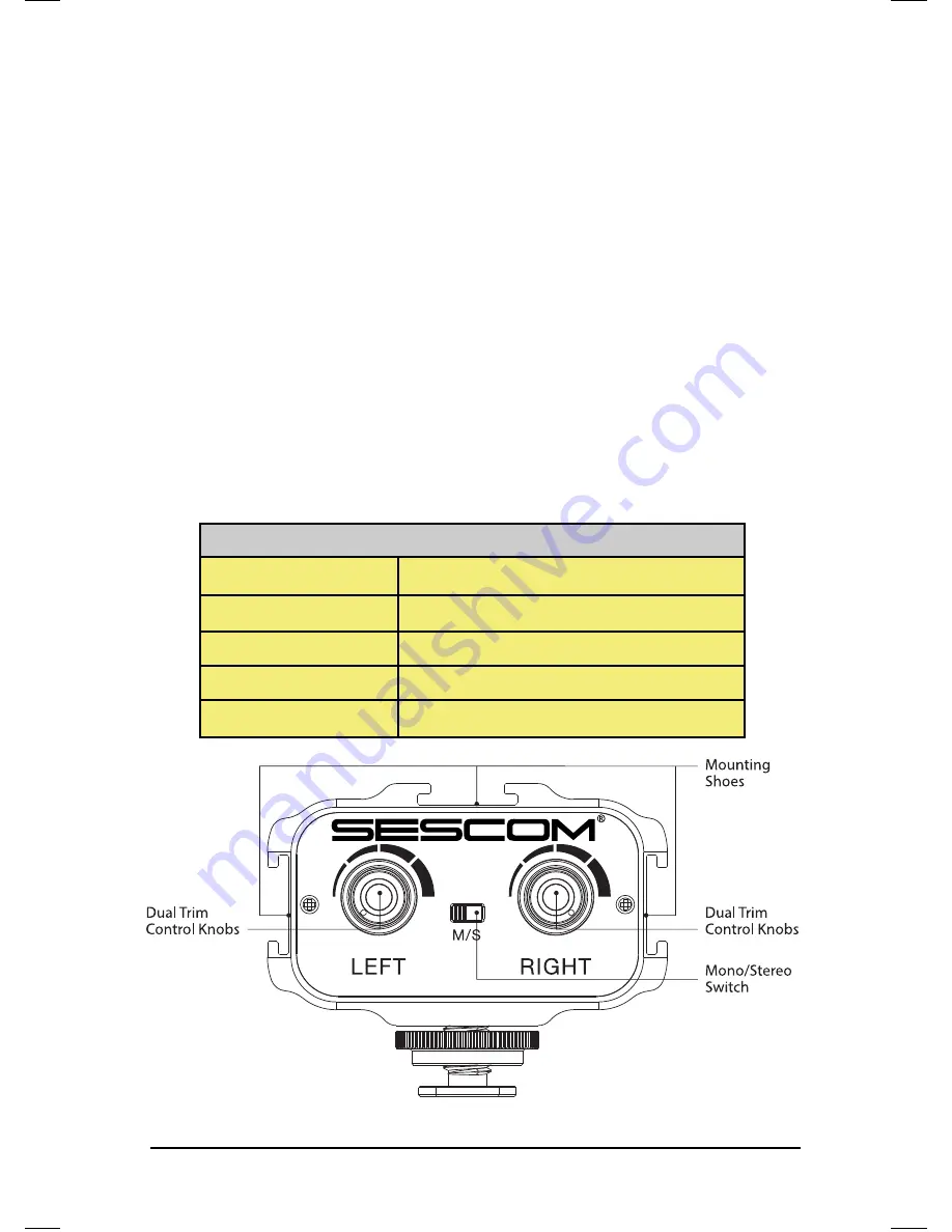 sescom SES-DSLR-MIX1 User Manual Download Page 2