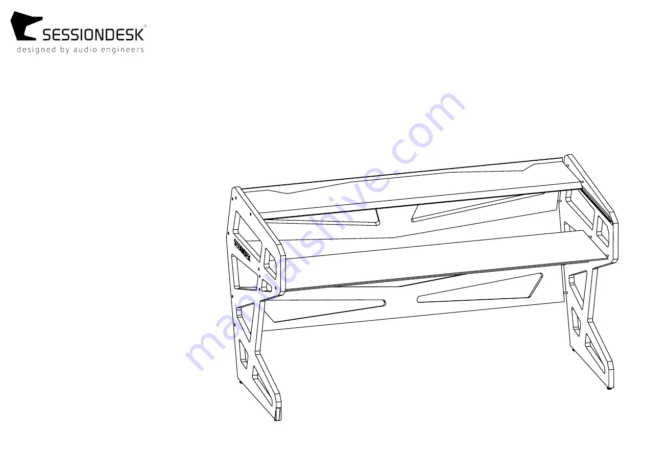 Sessiondesk Air 1030 Assembly Manual Download Page 7