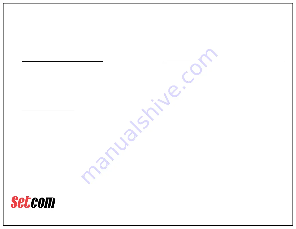 Setcom CSB-990MAX User Manual Download Page 5