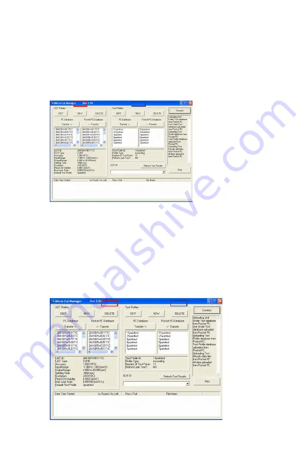 Setra Systems MicroCal User Manual Download Page 42