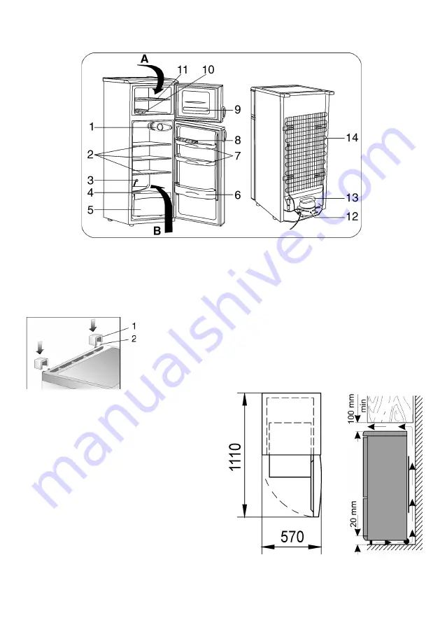 SEVERIN DOUBLE DOOR KS 9761 Manual Download Page 3