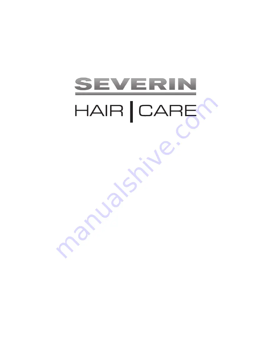 SEVERIN Hair dryer Instructions For Use Manual Download Page 5