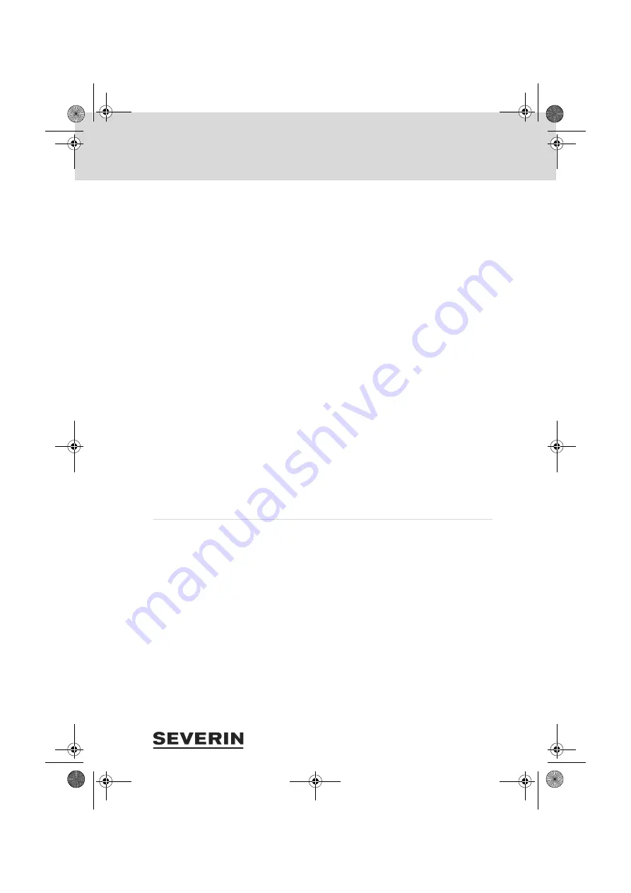 SEVERIN Hygenius Free LI30 SC 7148 Instruction Manual Download Page 15