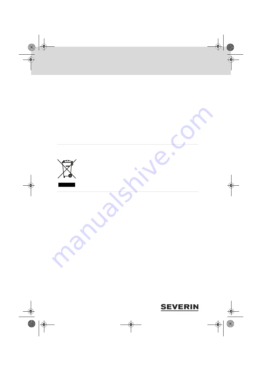 SEVERIN Hygenius Free LI30 SC 7148 Instruction Manual Download Page 42