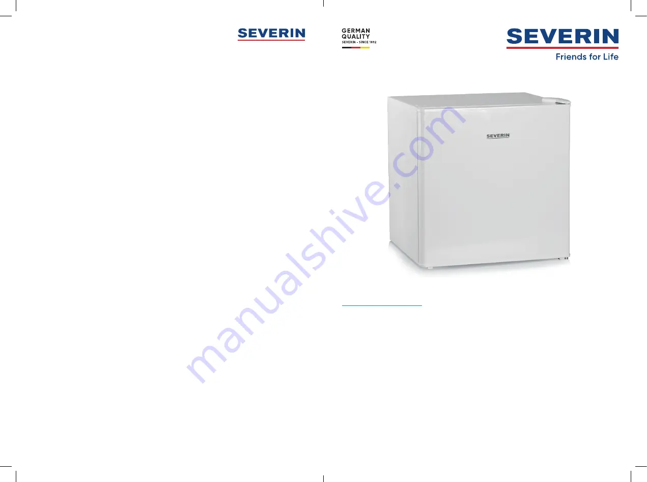 SEVERIN KB 8872 Instructions For Use Manual Download Page 1