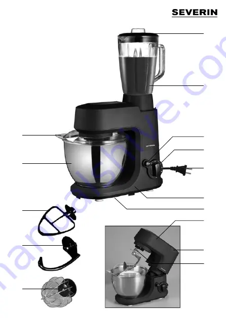 SEVERIN KM-3890 Instructions For Use Manual Download Page 3