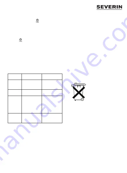 SEVERIN KW 3670 Instructions For Use Manual Download Page 23