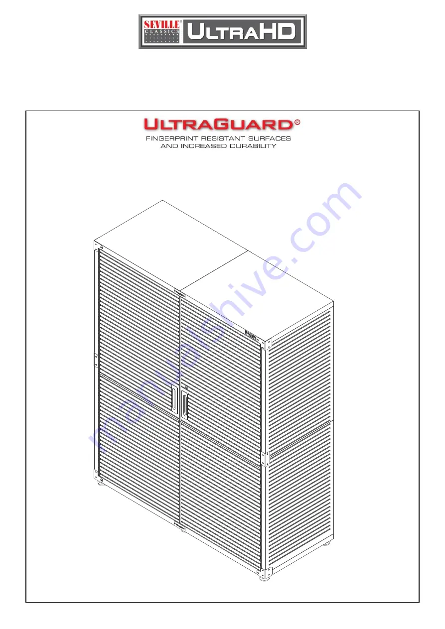 Seville Classics UltraGuard UHD20260 Скачать руководство пользователя страница 1