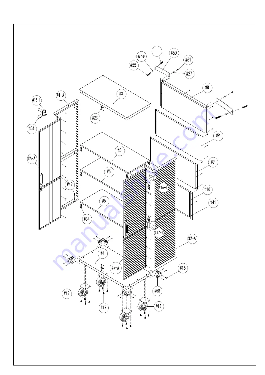 Seville Classics UltraHD 20143 Assembly Instructions Manual Download Page 2