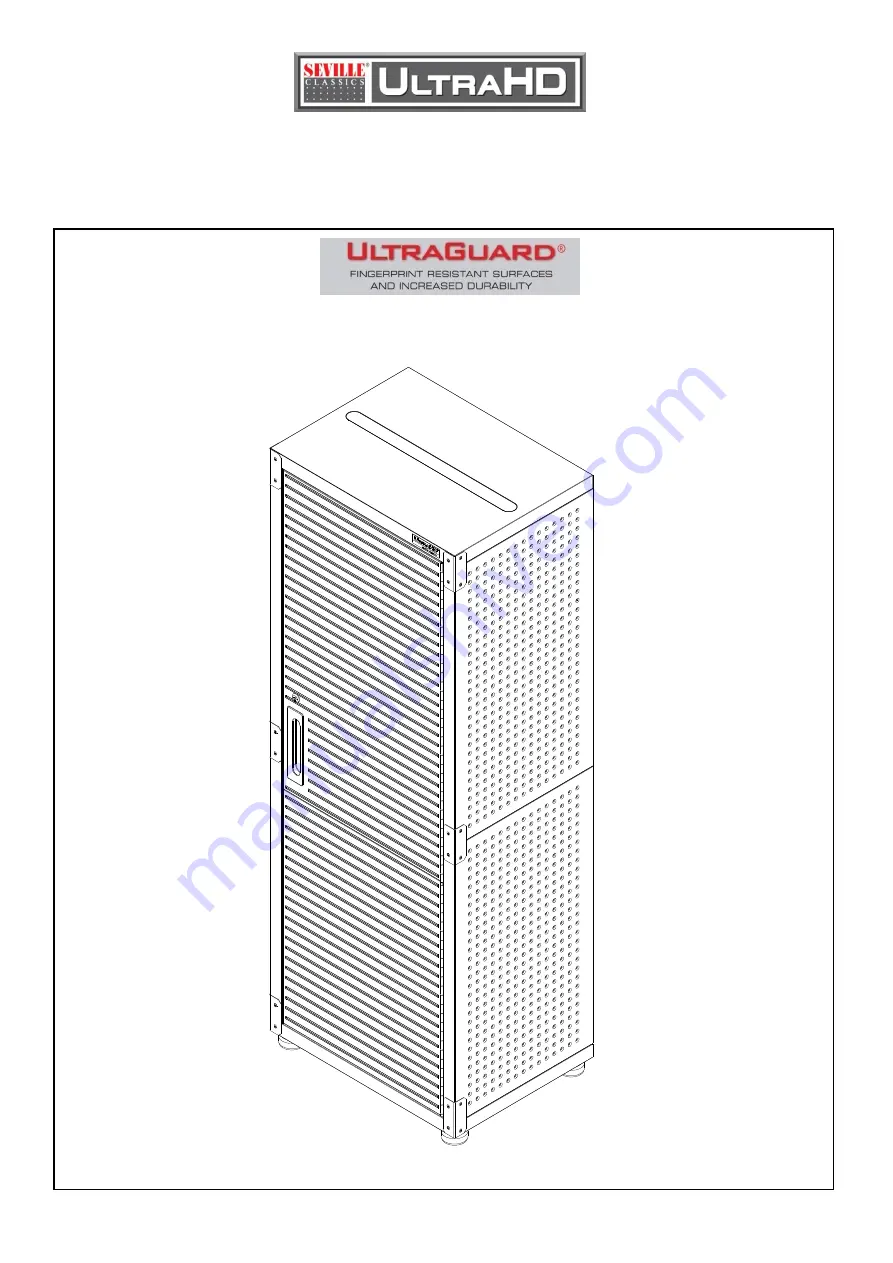 Seville Classics UltraHD 20164 Assembly Instructions Manual Download Page 1