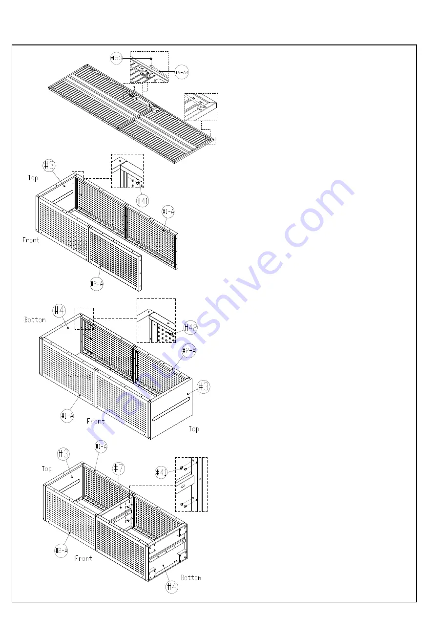 Seville Classics UltraHD 20164 Assembly Instructions Manual Download Page 10