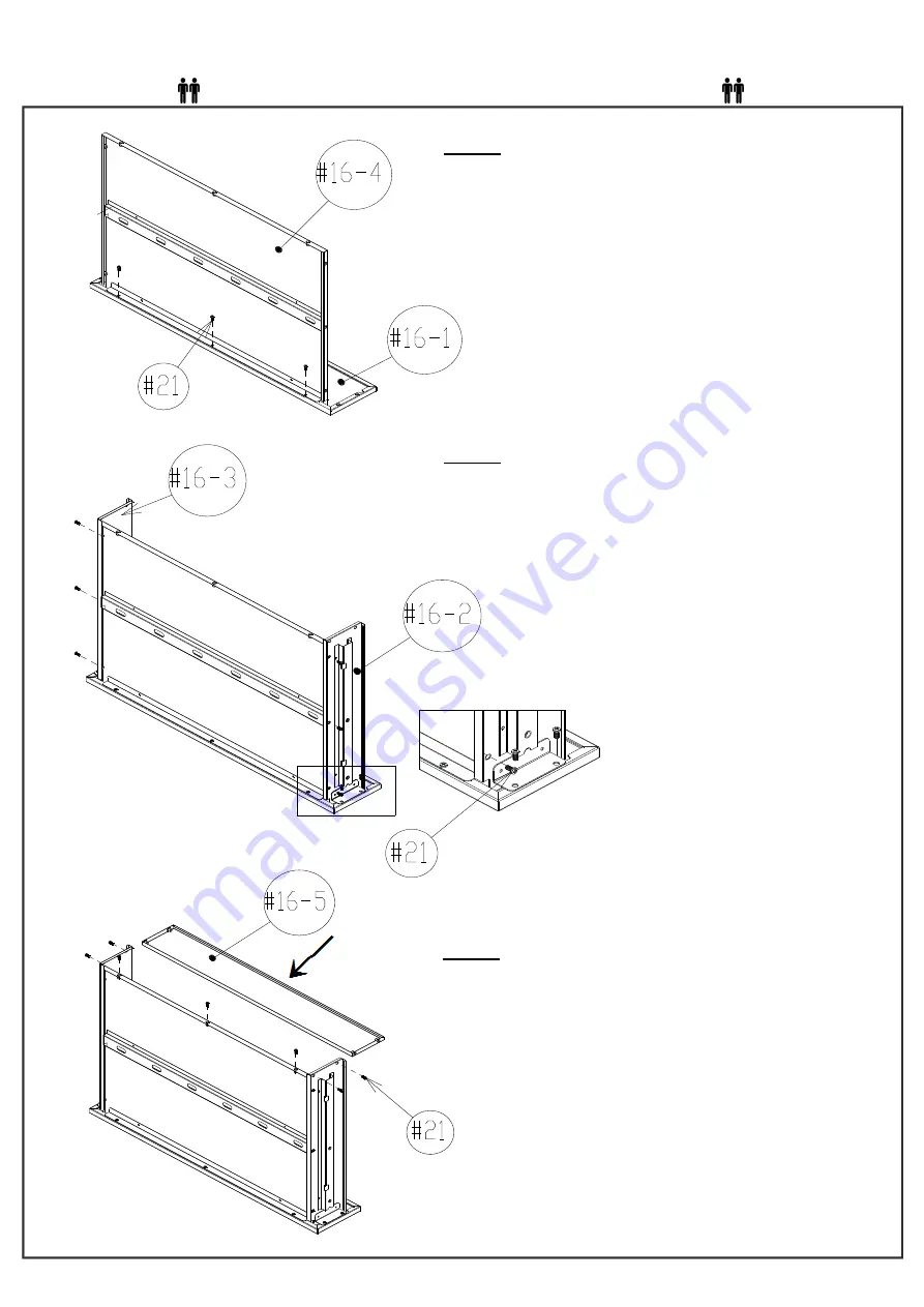 Seville Classics UltraHD 20210 Assembly Instructions Manual Download Page 13