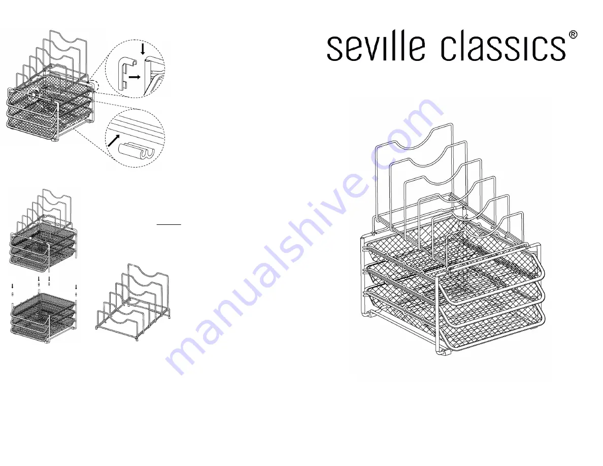 Seville Classics WEB480 Скачать руководство пользователя страница 1