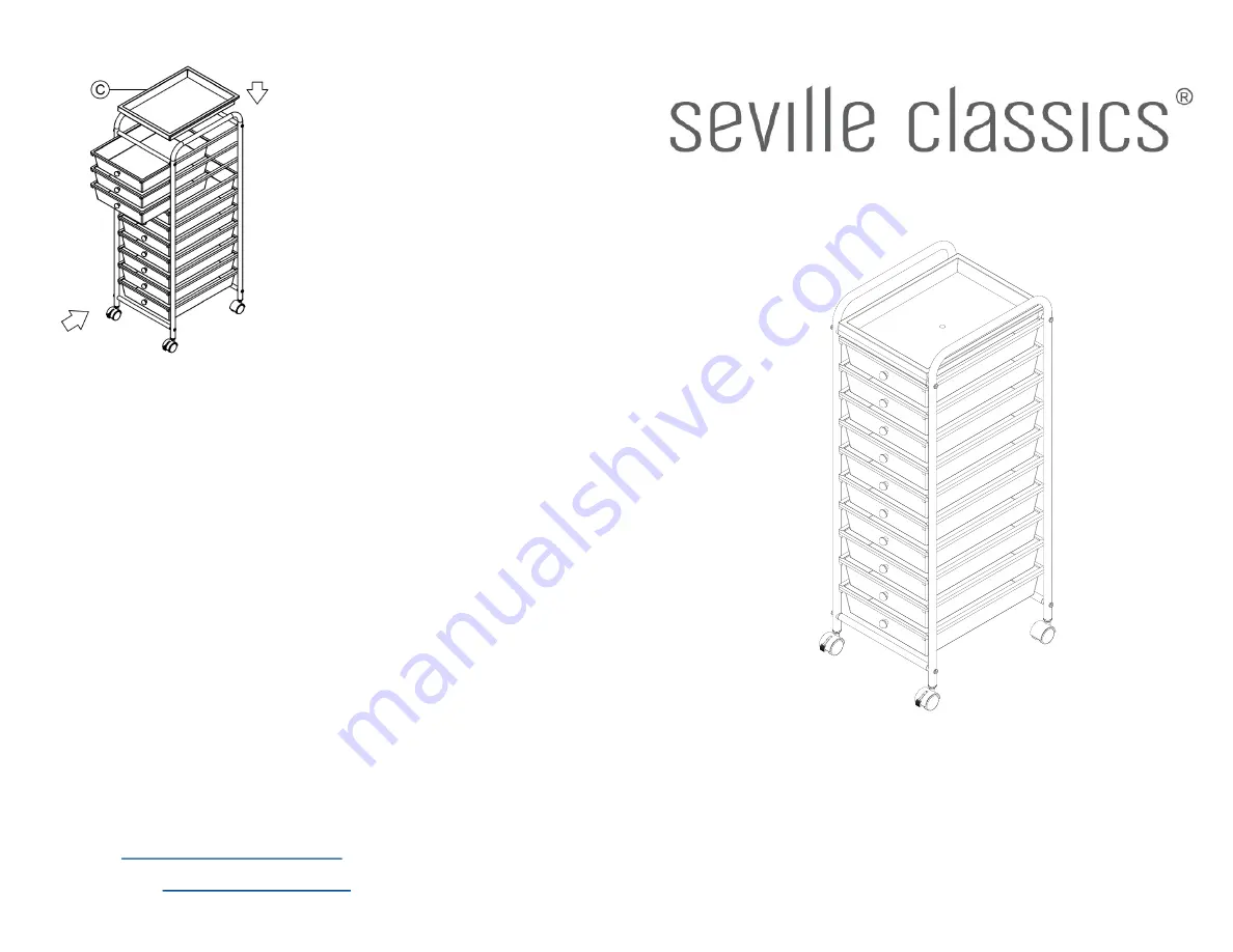 Seville Classics WEB481 Скачать руководство пользователя страница 1