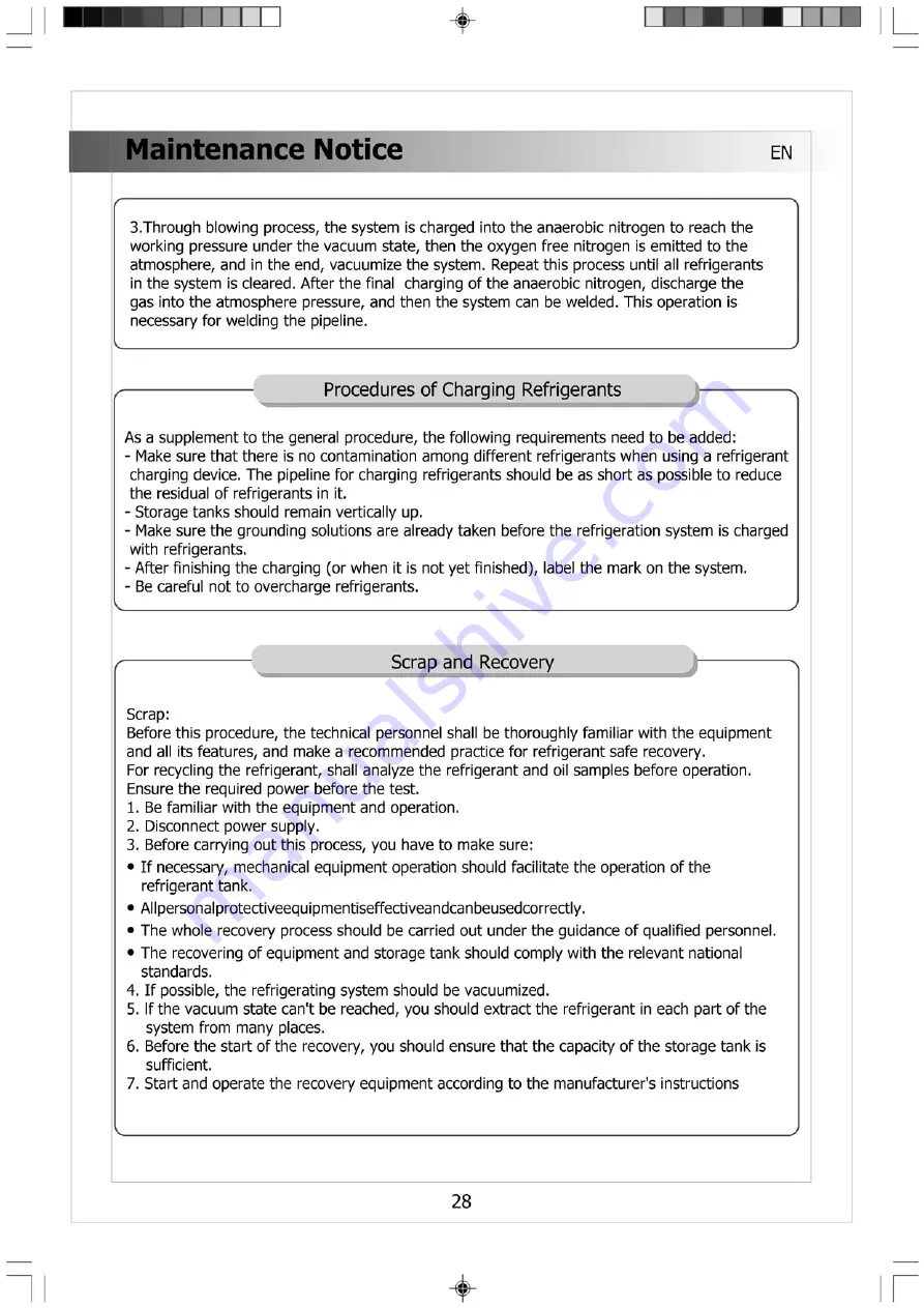 Sevra SEV-09DA Owner'S Manual Download Page 62